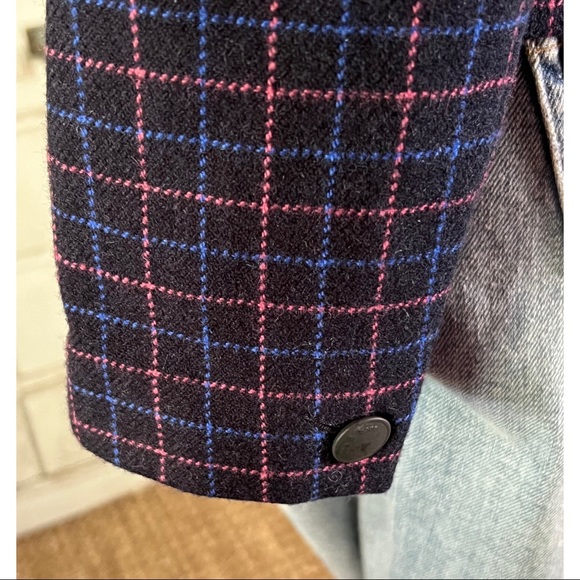 Rag & Bone Nancie Plaid Blazer Jacket Size 2 - Picture 13 of 16